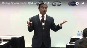 Carlos Ghosn media Q&A at 2016 Detroit Motor Show